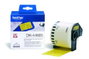 Brother DK-44605 Cinta Continua de Papel Térmico Removible Amarillo 62mm x 30,48m
