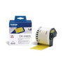 Brother DK-44605 Cinta Continua de Papel Térmico Removible Amarillo 62mm x 30,48m
