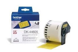 Brother Cinta Continua de Papel Térmico Removible Amarillo, 62 mm x 30.48 m