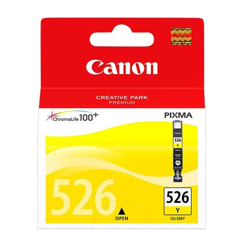 Cartucho Inkjet Canon Cli-526Y Pixma Mg-5150/5250/8150, Ip 4850 Amarillo (4543B001Aa) Cartucho Inkjet Canon Cli-526Y Pixma Mg-5150/5250/8150, Ip 4850 Amarillo (4543B001Aa)