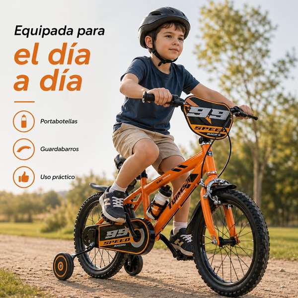 Toimsa Bicicleta 16 Pulgadas Speed Racing