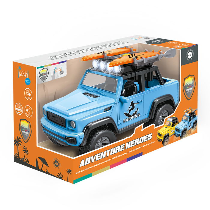 Tachan Suv 4x4 Surf con Luces y Sonido Escala 1:16 Juguete para Niños +3 Años
