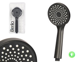 Berilo Teléfono Ducha Negro Blanco 23.5x10x4.5 cm (Set de 12)