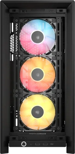 Corsair Caja PC 4000D RS ARGB Midi Tower Negra CC-9011296-WW