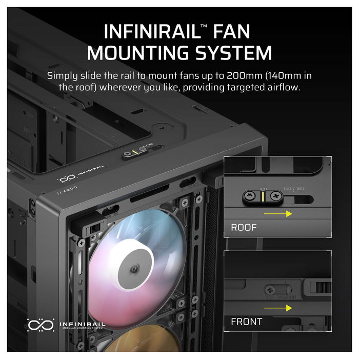 Corsair PC Housing Frame 4000D RS ARGB / CC-9011296-WW Black