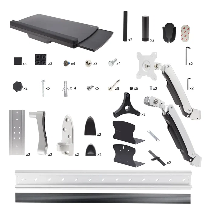 Startech.com 2pastsc-wall-mount estacion de trabajo sentado o de pie Startech.com 2pastsc-wall-mount estacion de trabajo sentado o de pie