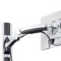 StarTech.com Estación de Trabajo Soporte de Pared para Monitor VESA de 27-32 Pulgadas con Bracket para CPU y Bandeja para Teclado/Ratón