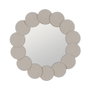 Ixia Espejo Decorativo de Metal Blanco 75 x 4 x 75 cm