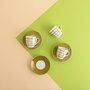 Set 6 Tazas con Plato Porcelana Kansas Quid 9 cL