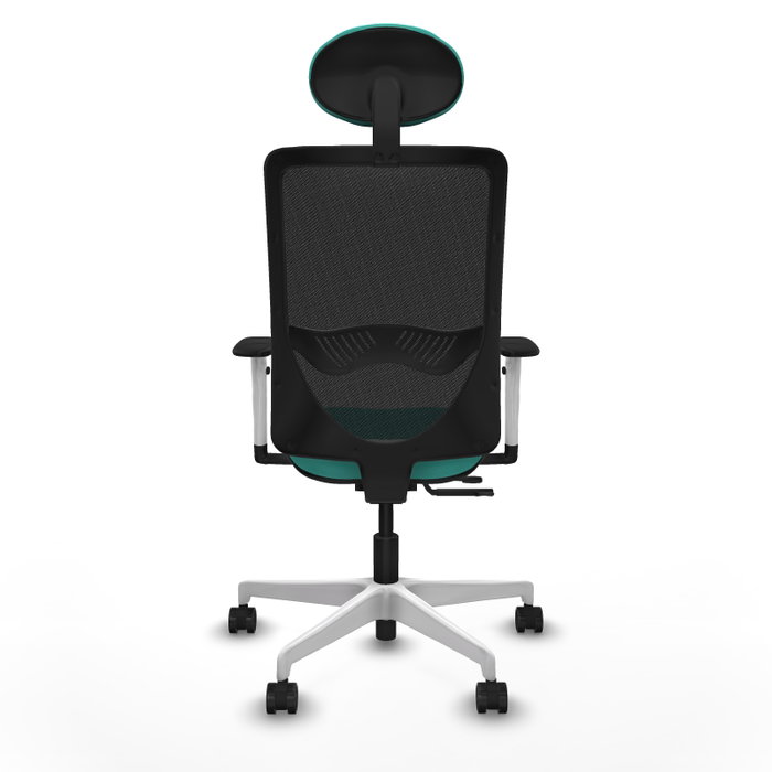 PIQUERAS Y CRESPO Silla de oficina Zulema con mecanismo Sincro/Traslack, color Turquesa y Negro PIQUERAS Y CRESPO Silla de oficina Zulema con mecanismo Sincro/Traslack, color Turquesa y Negro