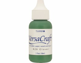 Tsukineko Tinta VERSACRAFT verde Clover 30ml con cánula