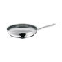 WMF 0794689991 Sartén Profi de 28 cm en acero inoxidable, apta para inducción y lavavajillas, antiadherente cerámico