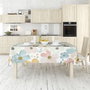 Hermia Asr-tblclt25 -16 Mantel de Lujo para Mesa, 140 x 220 cm, Mezcla de Algodón y Poliéster, Suave y Duradero para Comidas Especiales