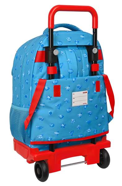 SAFTA Mochila Superthings Rescue Force con Ruedas Extraíbles Azul