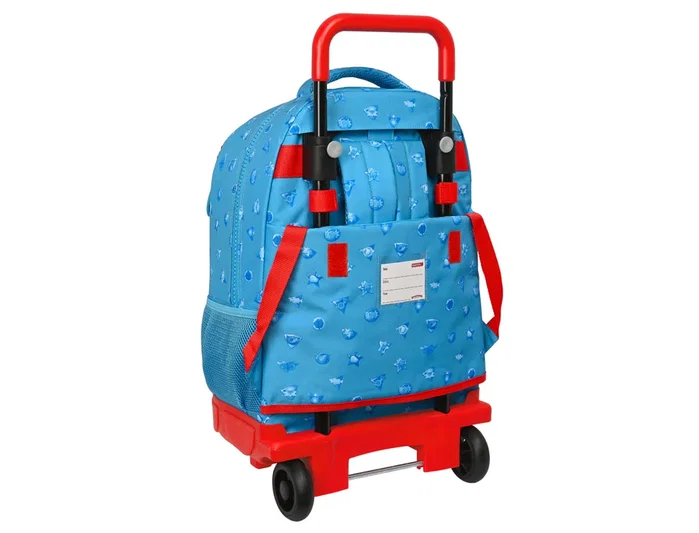 SAFTA Mochila Superthings Rescue Force con Ruedas Extraíbles Azul