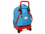 SAFTA Mochila Superthings Rescue Force con Ruedas Extraíbles Azul