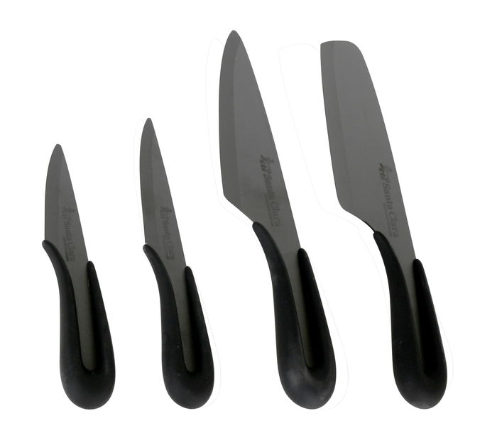 Santa Clara Set 4 Cuchillos Cerámicos 8.5 cm, 10 cm, 17 cm (2 Cajas)