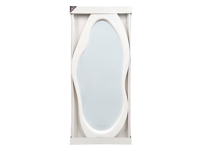 Giftdecor Espejo Blanco Plastico Forma Redonda Alto 120 cm Ancho 50 cm Profundidad 4 cm (Set de 2) Giftdecor Espejo Blanco Plastico Forma Redonda Alto 120 cm Ancho 50 cm Profundidad 4 cm (Set de 2)