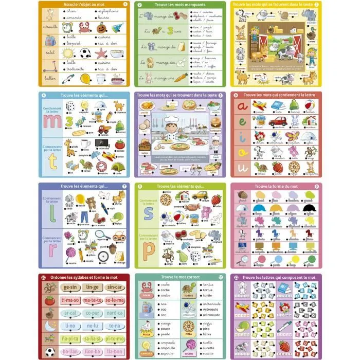 Educa Conector Estoy Aprendiendo a Leer - Juego Educativo para Niños a Partir de 4 Años, con 90 Preguntas y 12 Temas