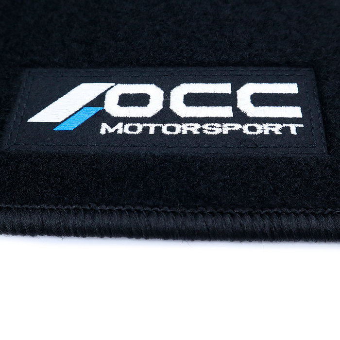 OCC Design Alfombrillas a Medida para Mercedes CLS Shooting Brake X218 (2012-2019) - Juego 5 Piezas con Logotipo - Ref. OCCMC0089LOG