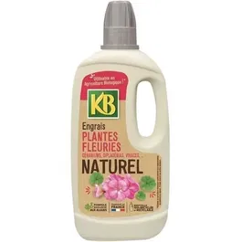KB Fertilizante Líquido Natural para Plantas con Flores Geranios Dipladenias Perennes 1L