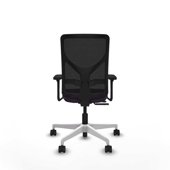 PIQUERAS Y CRESPO Silla de oficina Motilla con mecanismo Sincro/Traslack, Morado y Negro