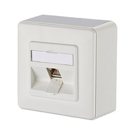 METZ CONNECT E-DAT modul 1 Port AP Cat.6A Blanco