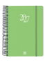 FINOCAM Agenda Anual 2027 Espiral Basic My Espiral Verde con Goma