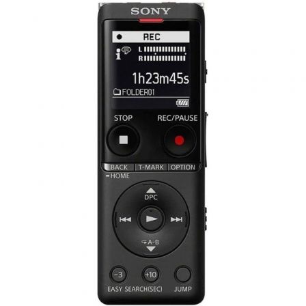 SONY Grabadora de Voz Digital ICD-UX570, 4 GB, Hasta 159h de Grabación, MP3, AAC, WMA, LPCM, OLED, MicroSD, Negro (ICD-UX570B) SONY Grabadora de Voz Digital ICD-UX570, 4 GB, Hasta 159h de Grabación, MP3, AAC, WMA, LPCM, OLED, MicroSD, Negro (ICD-UX570B)