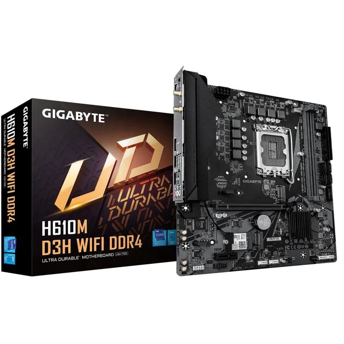 Gigabyte H610M D3H WIFI DDR4 Micro-ATX Intel H610 Gigabyte H610M D3H WIFI DDR4 Micro-ATX Intel H610
