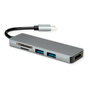 ROLINE Dockingstation USB Typ C 4K HDMI 2x USB3.2 Gen1 Typ A SD/MicroSD