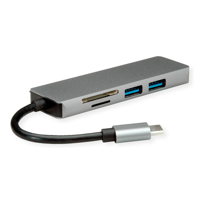 ROLINE Dockingstation USB Typ C 4K HDMI 2x USB3.2 Gen1 Typ A SD/MicroSD