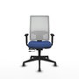 PIQUERAS Y CRESPO Silla de oficina Horna, Sincro/Traslack, Azul marino/Blanco