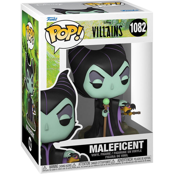 Funko Figura POP Disney Villains Maleficent Figura Vinilo 9cm Caja Regalo con Ventana