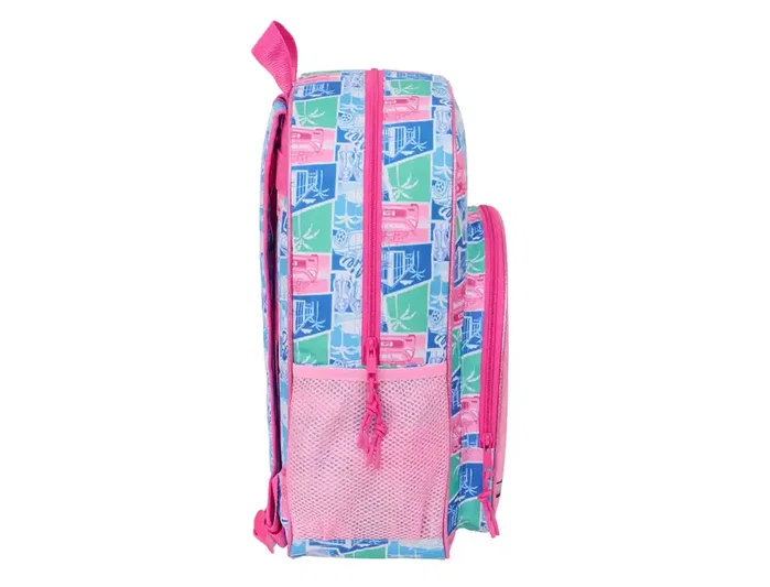 Safta Mochila Adaptable a Carro Barbie, Colección Barbie, Dimensiones 42x33x14 cm (420x330x140 mm)