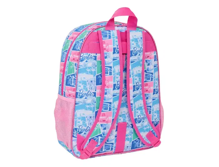 Safta Mochila Adaptable a Carro Barbie, Colección Barbie, Dimensiones 42x33x14 cm (420x330x140 mm)