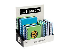FINOCAM Agenda Escolar Catalan Cool Assortiment 2026-27 Expositor de 20 unidades