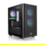 Thermaltake Versa H16 TG ARGB Black Micro Torre PC Vidrio Templado