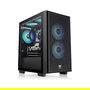 Thermaltake Versa H16 TG ARGB Black Micro Torre PC Vidrio Templado