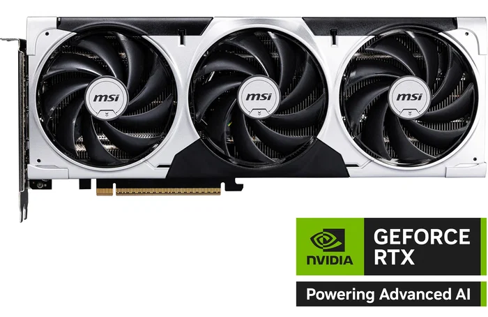 MSI Tarjeta Gráfica GeForce RTX 5060 Ti Ventus 3X OC V812-072R - 16 GB GDDR7 - 3x DisplayPort, HDMI 2.1b - PCIe 5.0 - Overclocked