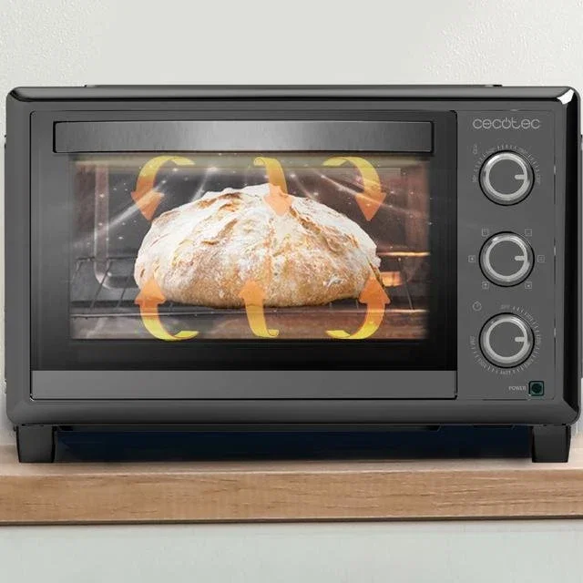 Cecotec Bake&Toast 2600 Black 4Pizza Horno de Convección 26 L Cecotec Bake&Toast 2600 Black 4Pizza Horno de Convección 26 L