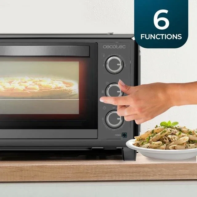 Cecotec Bake&Toast 2600 Black 4Pizza Horno de Convección 26 L Cecotec Bake&Toast 2600 Black 4Pizza Horno de Convección 26 L