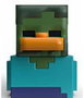 Minecraft Tubbz Figura PVC Mini Zombie 5 cm