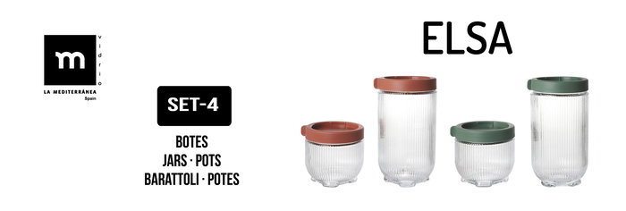 Inde Set 4 Botes Elsa 9 cm (ancho) x 17 cm (alto) x 10 cm (largo) (6 Cajas)