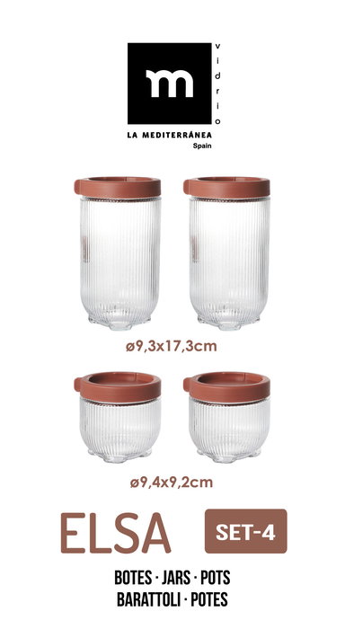 Inde Set 4 Botes Elsa 9 cm (ancho) x 17 cm (alto) x 10 cm (largo) (6 Cajas)