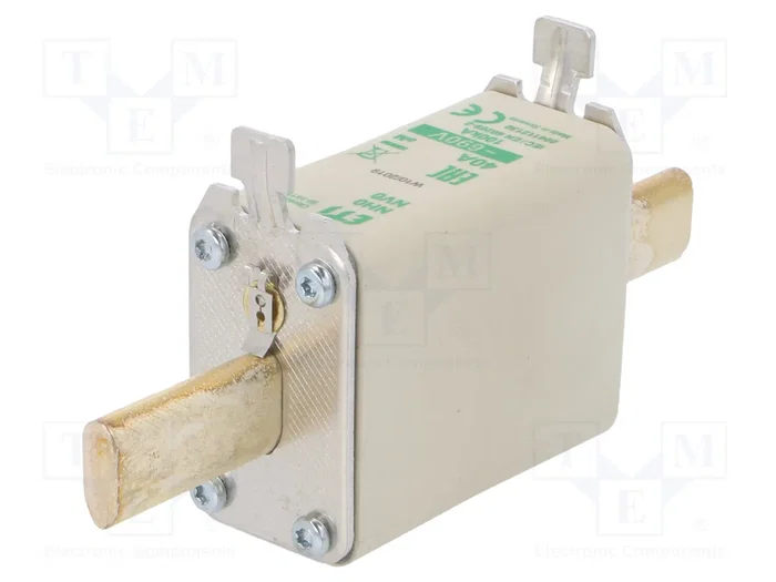ETI POLAM Fusible NH0 de cartucho cerámico industrial 40A 690VAC aM ETI POLAM Fusible NH0 de cartucho cerámico industrial 40A 690VAC aM