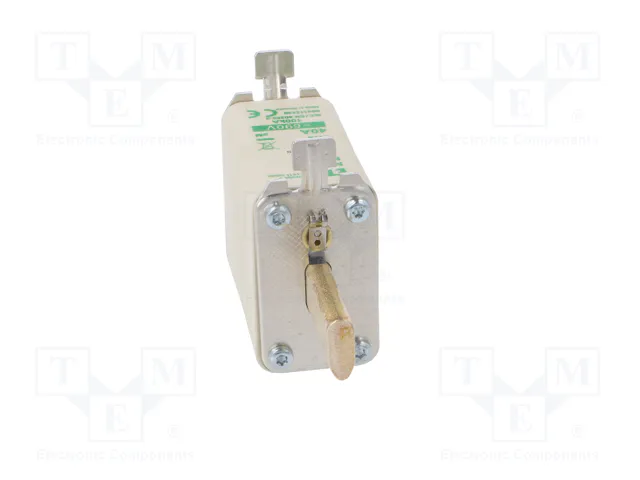 ETI POLAM Fusible NH0 de cartucho cerámico industrial 40A 690VAC aM ETI POLAM Fusible NH0 de cartucho cerámico industrial 40A 690VAC aM