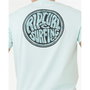Camiseta de Manga Corta Hombre Rip Curl Drifter Tee Azul