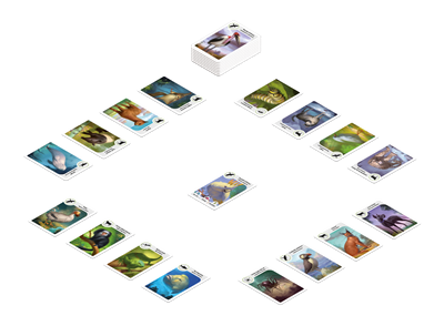 Asmodee Juego de Mesa Cardline Animales 2 - CARDANIM2ES - Juego de Cartas Educativo sobre Esperanza de Vida Animal, para 2 a 8 Jugadores, Edad 7+, Partidas 15 Min, Español