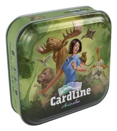 Asmodee CARDANIM2ES Juego de Mesa Cardline Animales 2, Juego de Cartas Educativo de Preguntas y Respuestas sobre Animales, 110 Cartas, 2-8 Jugadores, Español, Multicolor